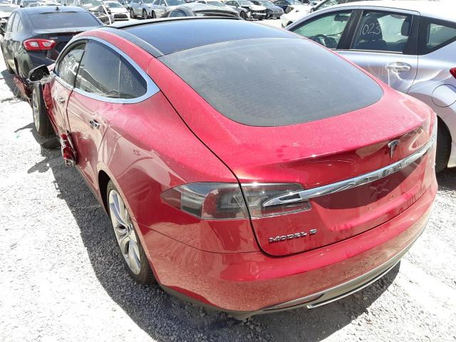 Photo 3 from auction – 2015 TESLA MODEL S with VIN 5YJSA1E28FF101853