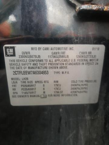Photo 10 from auction – 2010 GMC TERRAIN SL with VIN 2CTFLEEW7A6304953