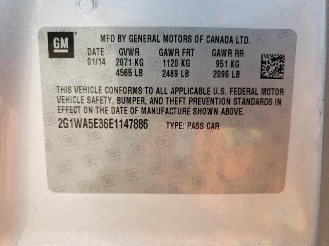 Photo 10 from auction – 2014 CHEVROLET IMPALA LIM with VIN 2G1WA5E36E1147886