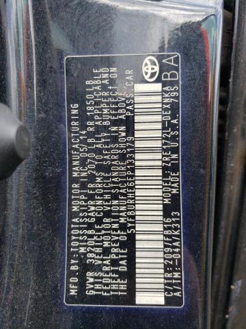 Photo 10 from auction – 2014 TOYOTA COROLLA L with VIN 5YFBURHE6EP133179