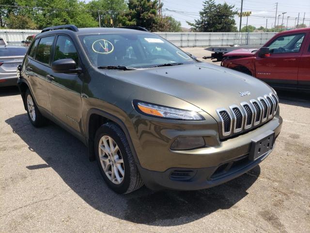 Photo 1 from auction – 2016 JEEP CHEROKEE S with VIN 1C4PJLAB6GW106618