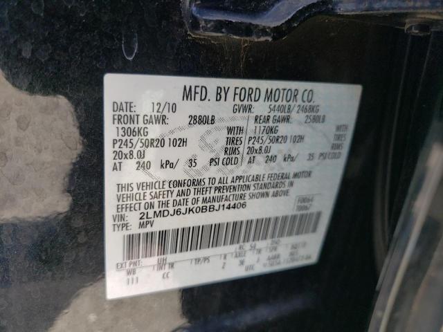 Photo 10 from auction – 2011 LINCOLN MKX with VIN 2LMDJ6JK0BBJ14406