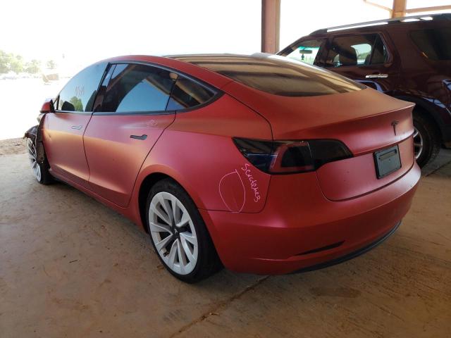 Photo 3 from auction – 2021 TESLA MODEL 3 with VIN 5YJ3E1EA6MF870395
