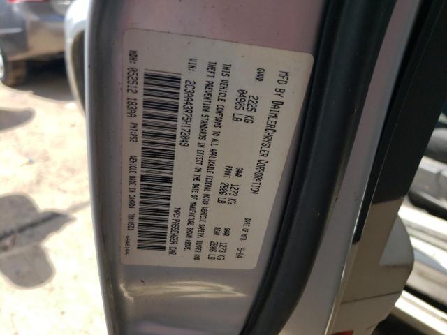 Photo 10 from auction – 2005 CHRYSLER 300 with VIN 2C3AA43R75H172049