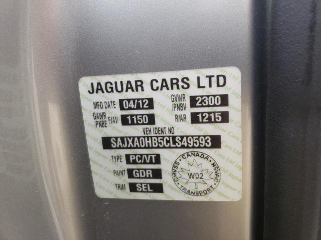 Photo 10 from auction – 2012 JAGUAR XF PORTFOL with VIN SAJXA0HB5CLS49593