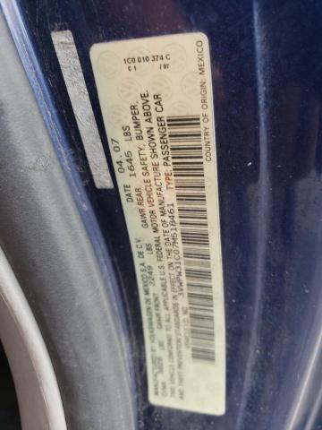 Photo 10 from auction – 2007 VOLKSWAGEN NEW BEETLE with VIN 3VWPW31C07M518461