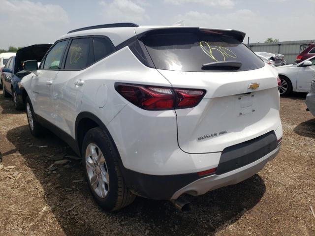 Photo 3 from auction – 2022 CHEVROLET BLAZER 2LT with VIN 3GNKBHR44NS126702