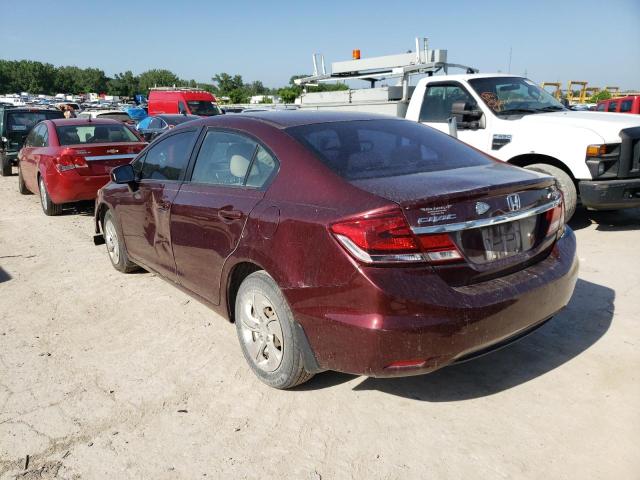 Photo 3 from auction – 2014 HONDA CIVIC LX with VIN 19XFB2F59EE031832