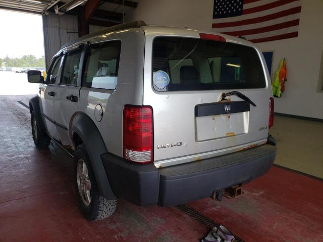 Photo 3 from auction – 2007 DODGE NITRO SXT with VIN 1D8GU28K77W655592