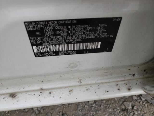 Photo 10 from auction – 2009 TOYOTA RAV4 LIMIT with VIN JTMBK31V595078322