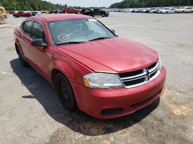 DODGE AVENGER SE 2014 with VIN 1C3CDZABXEN160438 - Photo from auction