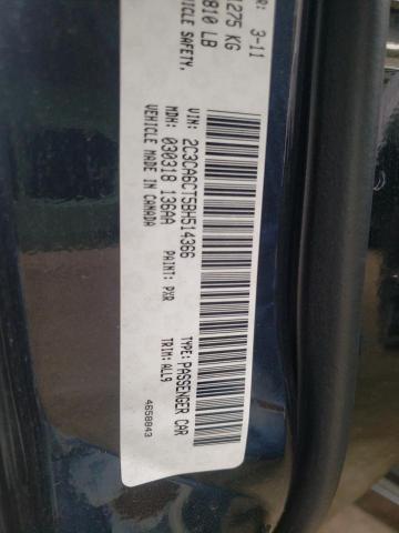 Photo 10 from auction – 2011 CHRYSLER 300C with VIN 2C3CA6CT5BH514366