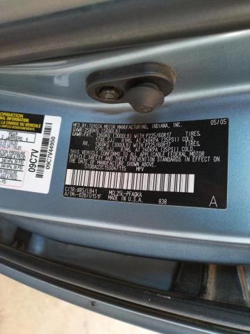Photo 10 from auction – 2005 TOYOTA SIENNA XLE with VIN 5TDBA22C15S047115