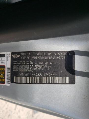 Photo 10 from auction – 2005 MINI COOPER with VIN WMWRC33465TC59659