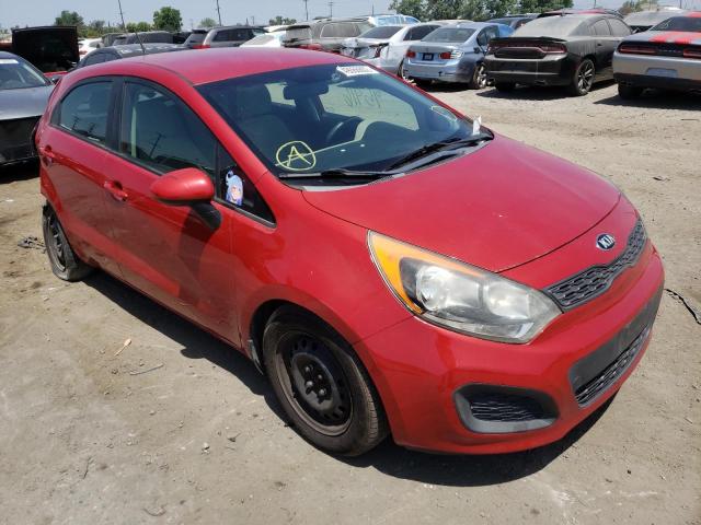 KIA RIO LX 2013 with VIN KNADM5A31D6308774 - Photo from auction