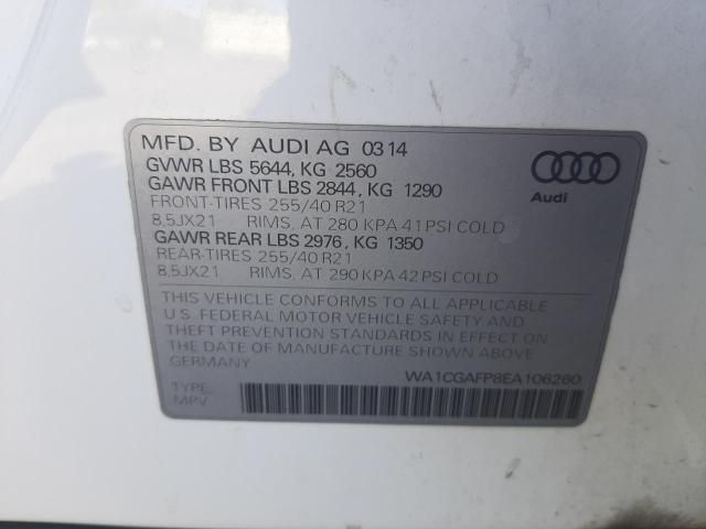 Photo 10 from auction – 2014 AUDI SQ5 PREMIU with VIN WA1CGAFP8EA106260
