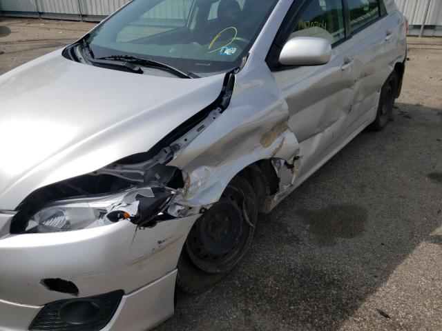 Photo 9 from auction – 2009 TOYOTA COROLLA MA with VIN 2T1KE40E39C003054