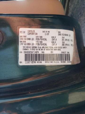 Photo 10 from auction – 1998 DODGE DURANGO with VIN 1B4HS28Z9WF114674