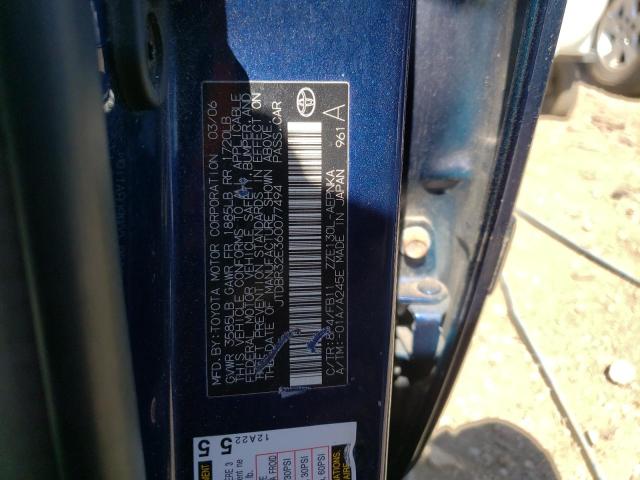 Photo 10 from auction – 2006 TOYOTA COROLLA CE with VIN JTDBR32E360077494