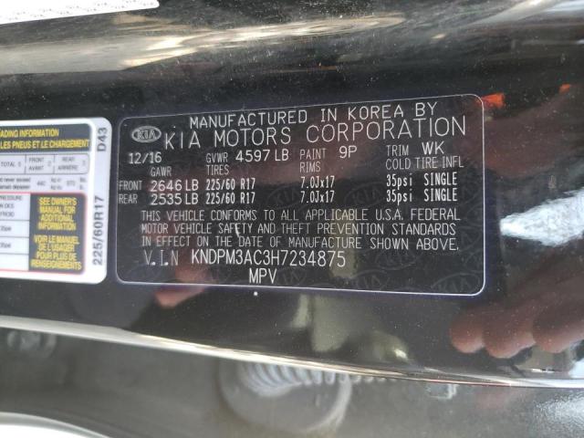 Photo 10 from auction – 2017 KIA SPORTAGE L with VIN KNDPM3AC3H7234875