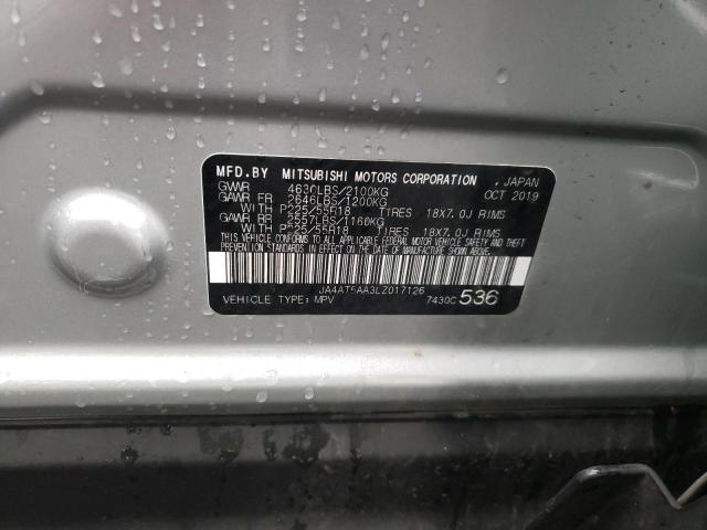 Photo 10 from auction – 2020 MITSUBISHI ECLIPSE CR with VIN JA4AT5AA3LZ017126