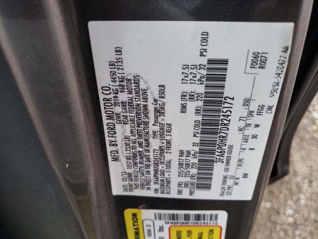 Photo 10 from auction – 2013 FORD FUSION SE with VIN 3FA6P0HR7DR245172