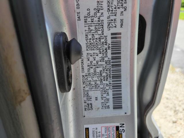 Photo 10 from auction – 2004 TOYOTA 4RUNNER SR with VIN JTEBT14R648015667