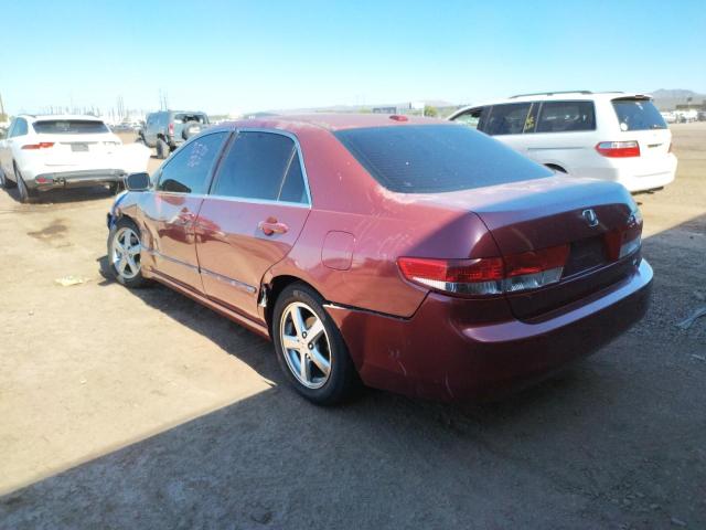 Photo 3 from auction – 2004 HONDA ACCORD EX with VIN JHMCM568X4C039063