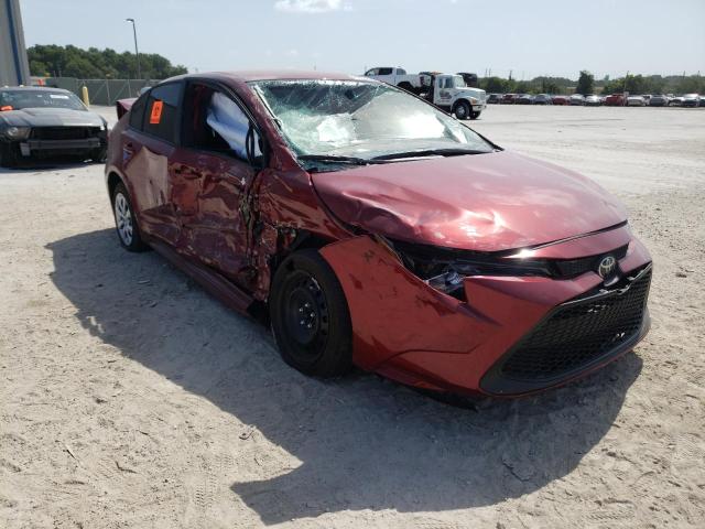 TOYOTA COROLLA LE 2022 with VIN 5YFEPMAE1NP308407 - Photo from auction