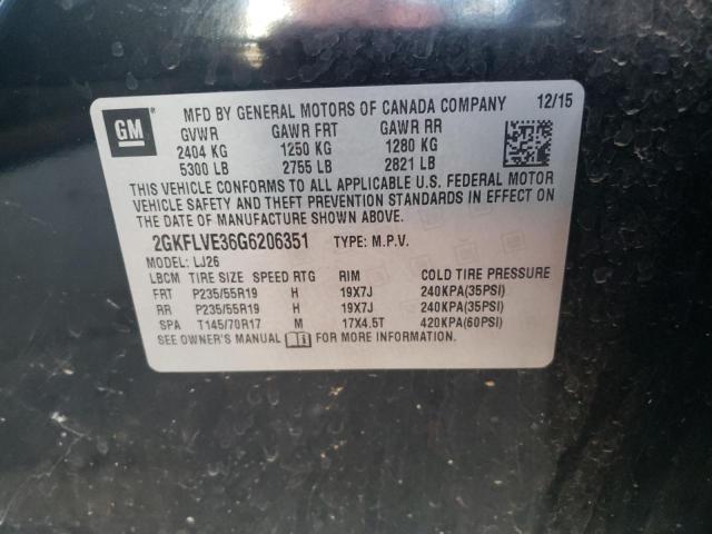 Photo 10 from auction – 2016 GMC TERRAIN DE with VIN 2GKFLVE36G6206351
