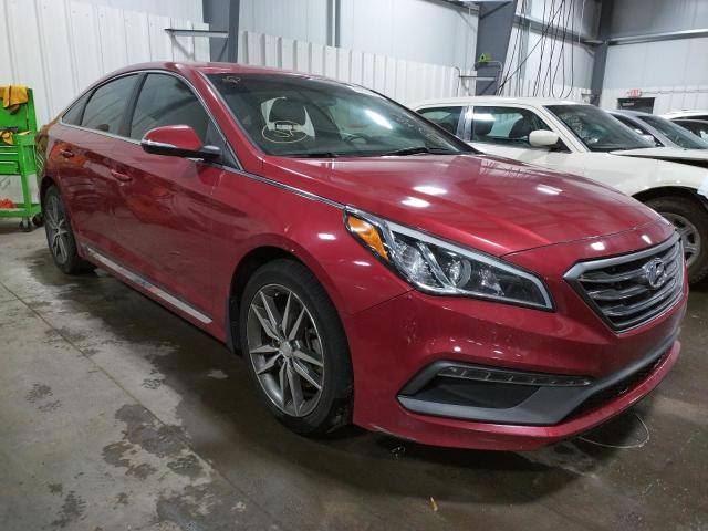 HYUNDAI SONATA SPO 2017 with VIN 5NPE34AB2HH497801 - Photo from auction
