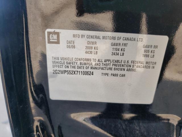Photo 10 from auction – 2007 PONTIAC GRAND PRIX with VIN 2G2WP552X71100624