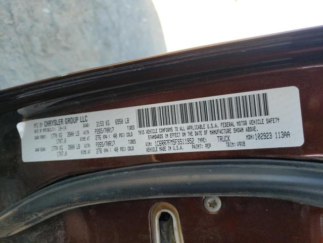 Photo 10 from auction – 2015 RAM 1500 ST with VIN 1C6RR7FM5FS511952