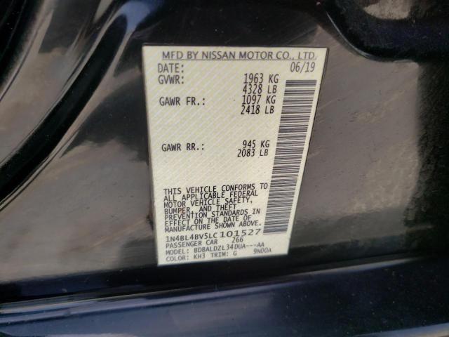 Photo 10 from auction – 2020 NISSAN ALTIMA S with VIN 1N4BL4BV5LC101527
