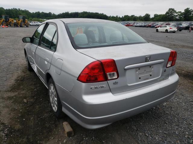Photo 3 from auction – 2005 HONDA CIVIC LX with VIN 2HGES16535H505799