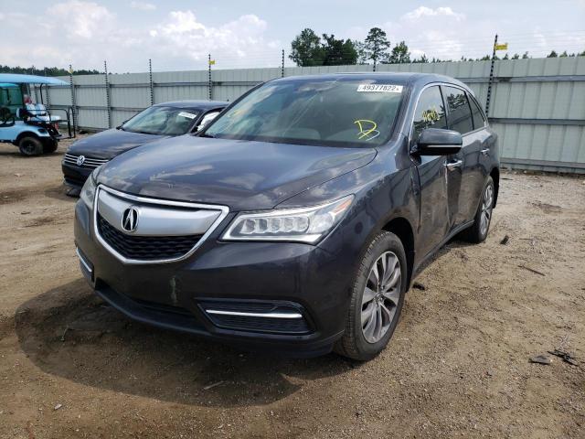 Photo 2 from auction – 2016 ACURA MDX TECHNO with VIN 5FRYD3H40GB019870