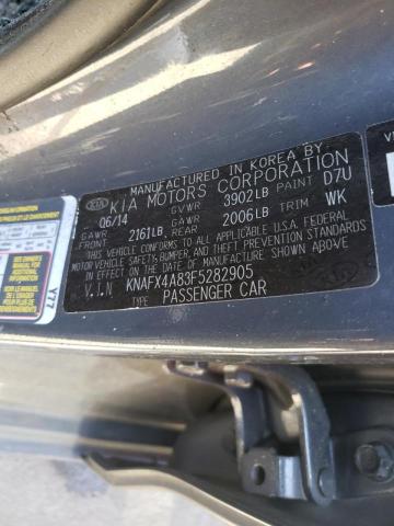 Photo 10 from auction – 2015 KIA FORTE EX with VIN KNAFX4A83F5282905