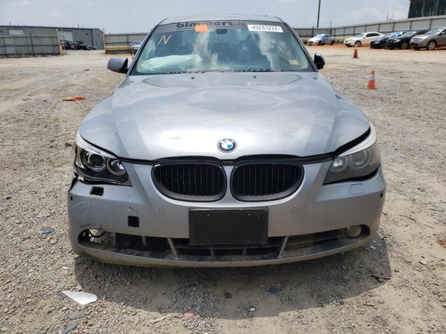 Photo 9 from auction – 2005 BMW 545 I with VIN WBANB33555B089548