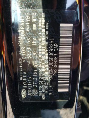 Photo 10 from auction – 2015 HYUNDAI GENESIS 3. with VIN KMHGN4JE6FU099261