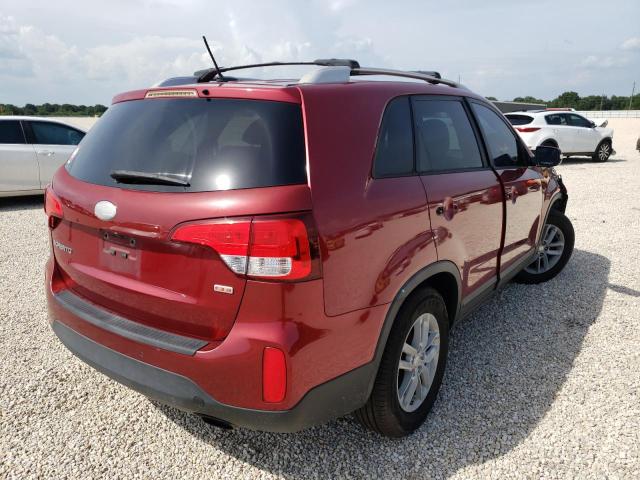 Photo 4 from auction – 2014 KIA SORENTO LX with VIN 5XYKT4A67EG448425