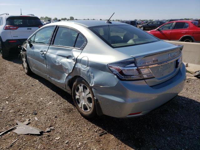 Photo 3 from auction – 2013 HONDA CIVIC HYBR with VIN 19XFB4F30DE002776