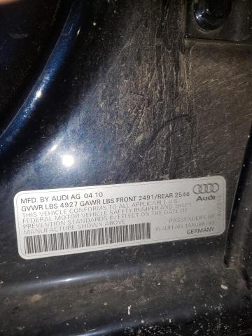 Photo 10 from auction – 2010 AUDI A4 PREMIUM with VIN WAUFFAFL3AN066169