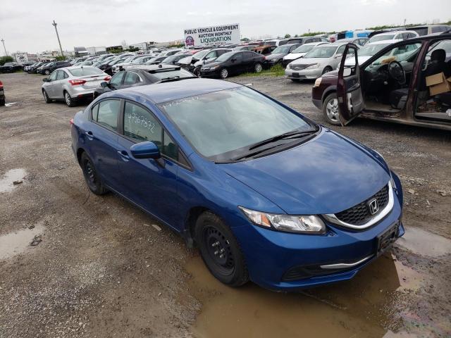 HONDA CIVIC LX 2014 with VIN 2HGFB2E4XEH015282 - Photo from auction