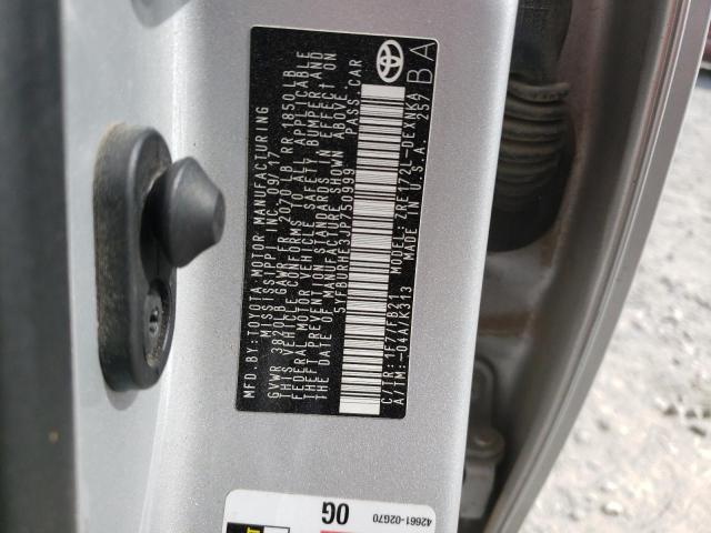 Photo 10 from auction – 2018 TOYOTA COROLLA L with VIN 5YFBURHE3JP750999