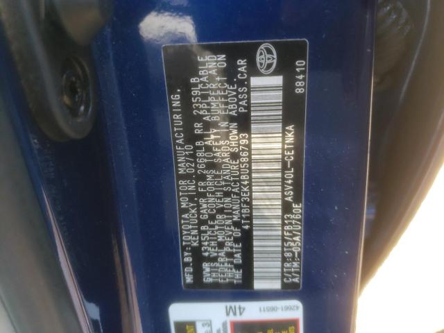 Photo 10 from auction – 2011 TOYOTA CAMRY with VIN 4T1BF3EK4BU586793