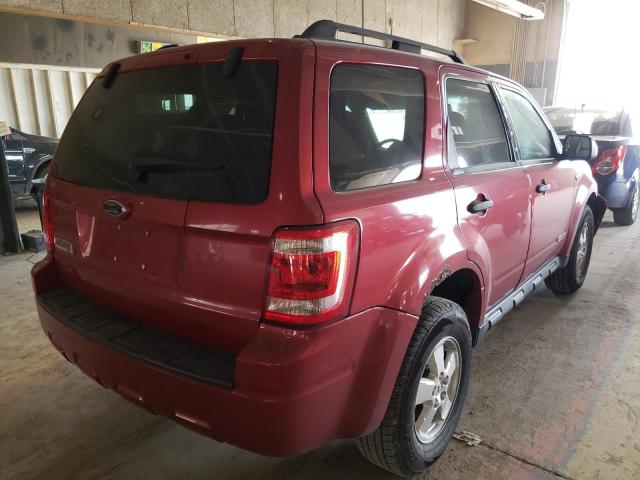 Photo 4 from auction – 2008 FORD ESCAPE XLT with VIN 1FMCU03178KA97554
