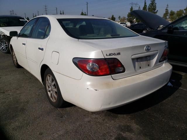Photo 3 from auction – 2004 LEXUS ES 330 with VIN JTHBA30G345002322