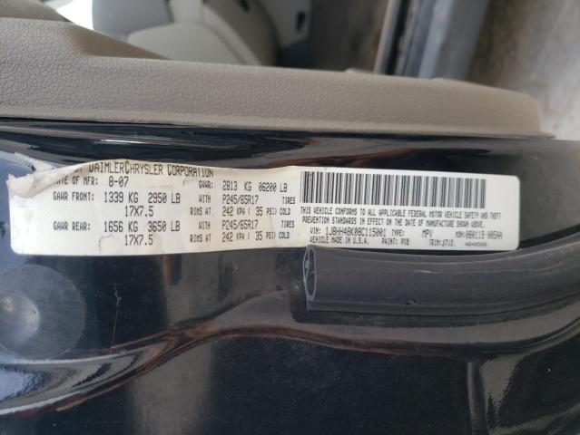 Photo 10 from auction – 2008 JEEP COMMANDER with VIN 1J8HH48K08C115001