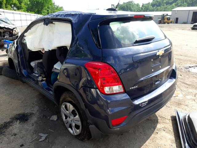 Photo 3 from auction – 2019 CHEVROLET TRAX LS with VIN 3GNCJKSB2KL114115