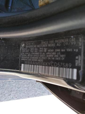 Photo 10 from auction – 2000 BMW 3 SERIES with VIN WBAAM334XYCD57589